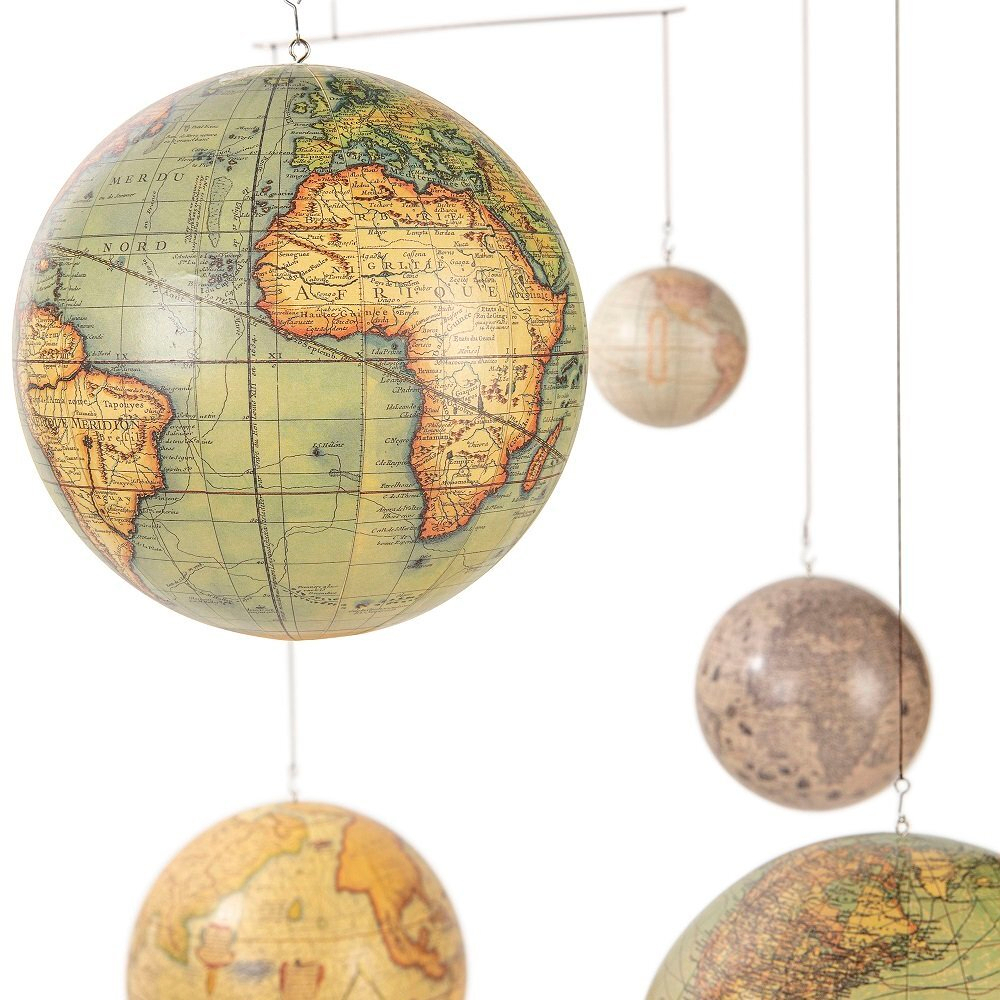 Мобиль 108х18х90см Authentic Models 5 глобусов