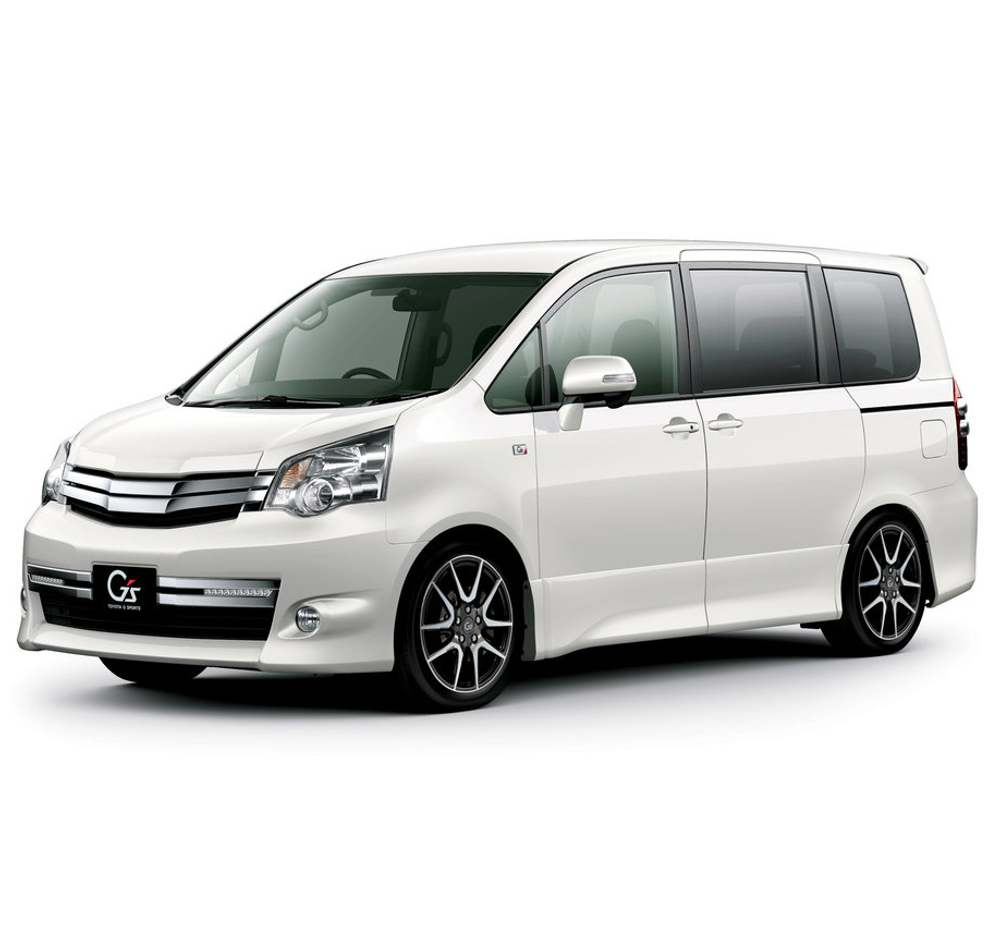 Toyota Voxy 2 поколение R70 (2007 - 2013) комплектация с салазками, цельный диван