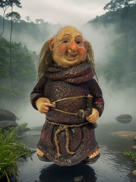 Статуэтка норвежский тролль-монах