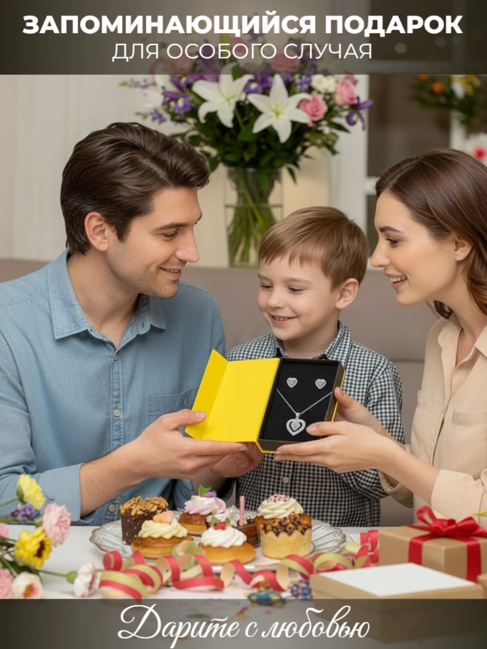 Подарочная коробка с крышкой на магните купюрница