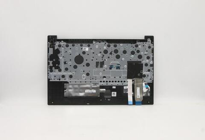 Верхняя панель с клавиатурой (топкейс) для ноутбука Lenovo ThinkPad E15 Gen 2, черная, с подсветкой, раскладка - русская (5M10W64598)