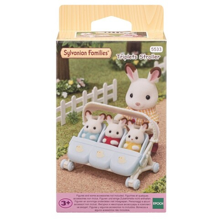 Sylvanian Families - Коляска для тройняшек 5533 / артикул   5533  / GTIN 5054131055335