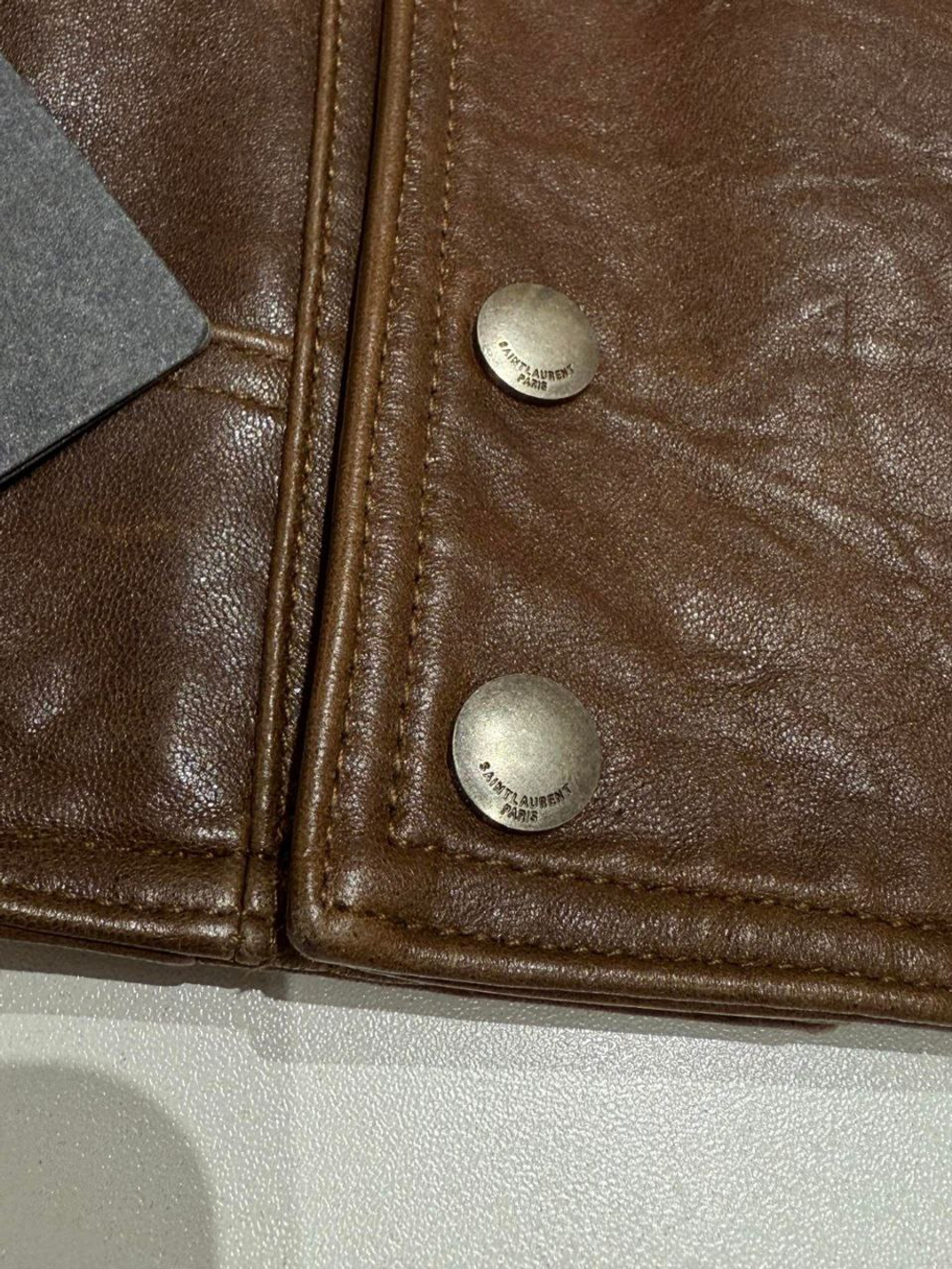 Кожаная куртка Yves Saint Laurent