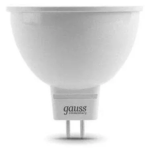 Лампа Gauss LED Elementary MR16 5.5W 450lm 4100K GU5.3 13526