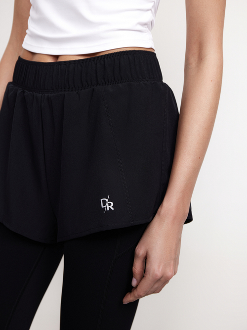 Лосины Active Leggings 2 в 1 in Black