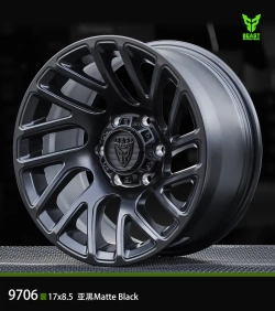 Диск колёсный литой BEAST OFFROAD 9706 R17 8,5 ET0 Matte Black