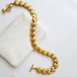 Колье в сердечки Anne Klein