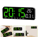 Часы настенные LED MIRROR GH0707 Green&White