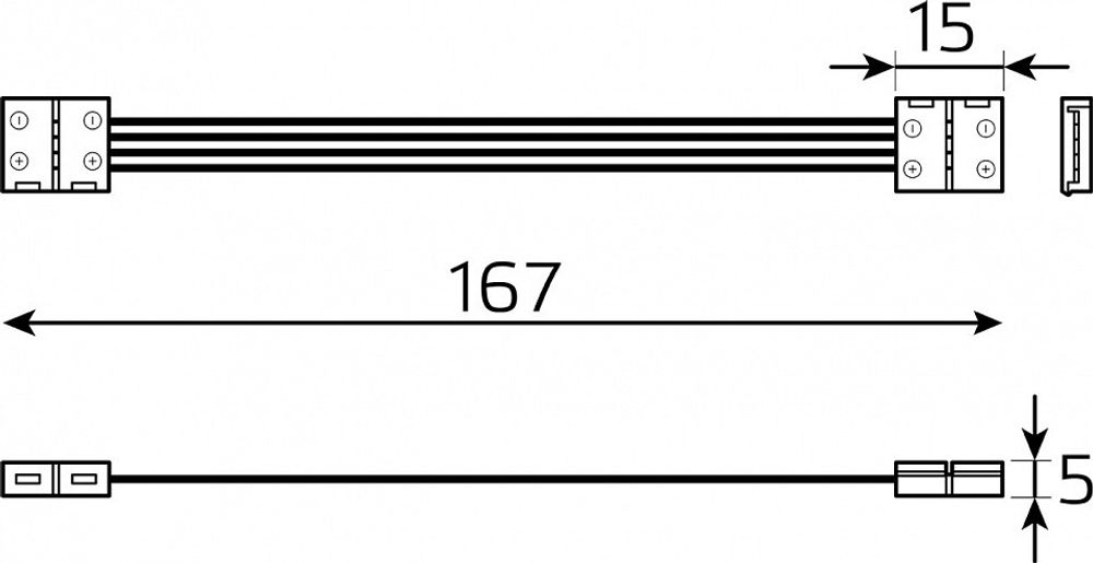 Соединитель лент гибкий Gauss Basic BT434