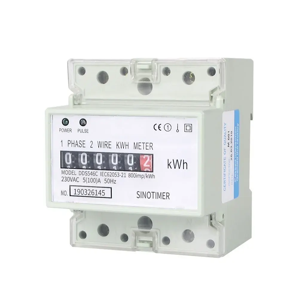 Счетчик электроэнергии однофазный Sinotimer DDS546C 230VA 5(100)A