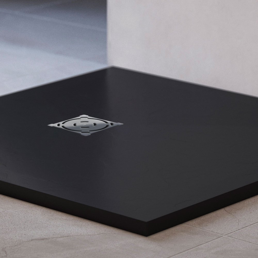 Душевой поддон квадратный RGW ST-B Черный