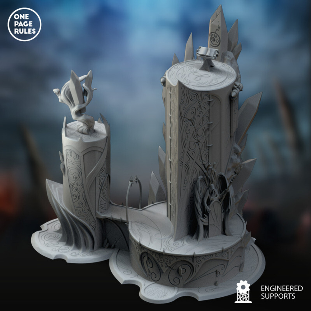 Grand Alliance Chaos Disciples of Tzeentch террейн heavy миниатюра для dnd, днд, pathfinder, фентези, Настольная игра, НРИ, Варгейм, РПГ