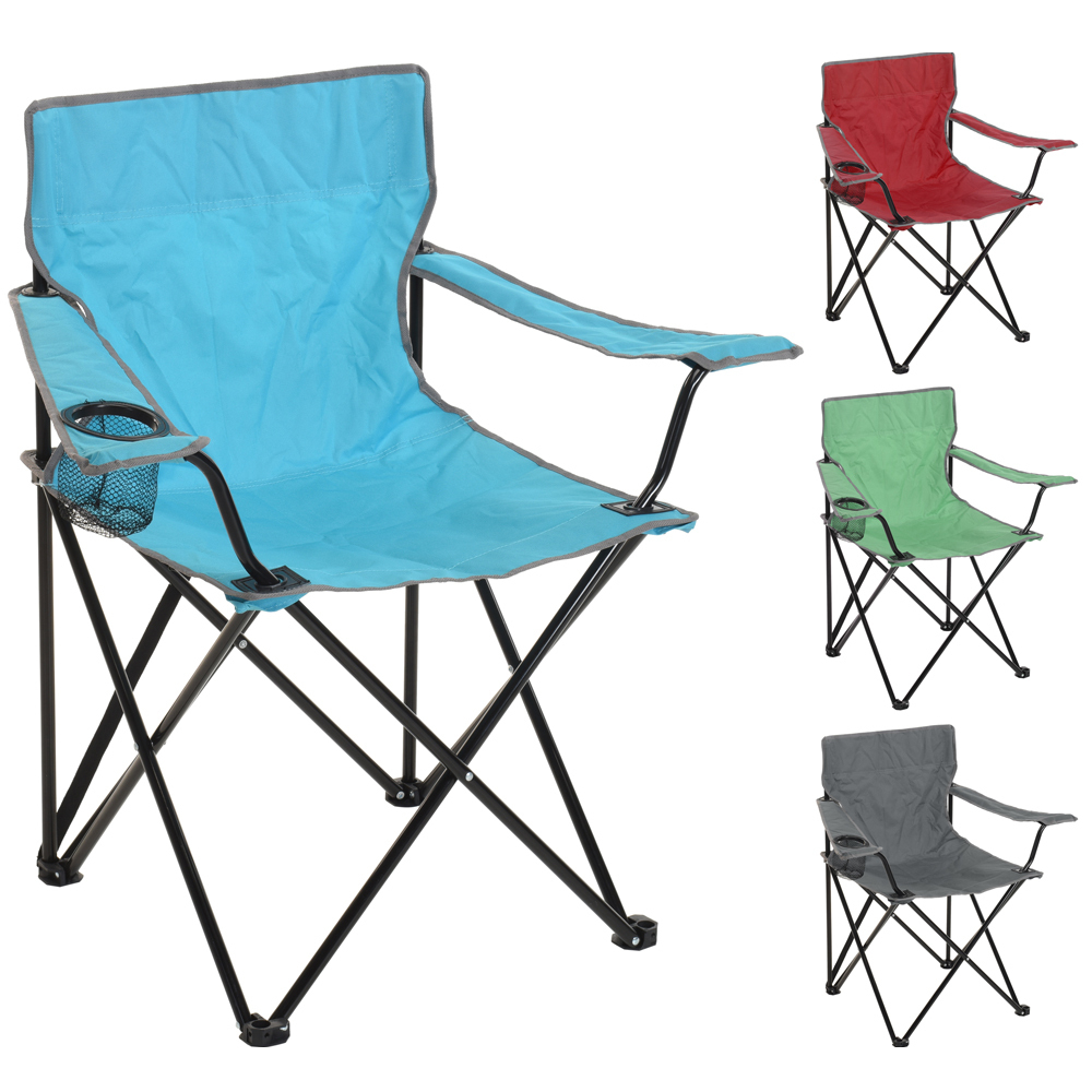 Кресло кемпинговое складное 49*49*80см, цвет в ассортименте