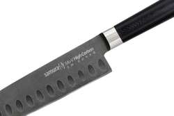 Нож кухонный Сантоку 138мм Samura Mo-V Stonewash SM-0093B