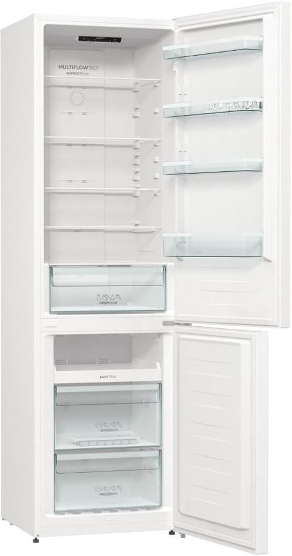 Отдельностоящий двухкамерный холодильник Gorenje NRK6201PW4