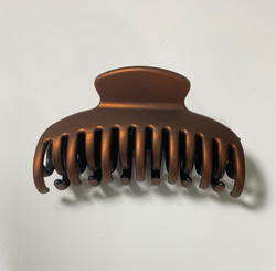 Краб для волос "Двойной зуб" классический, 8 см, цвета МИКС