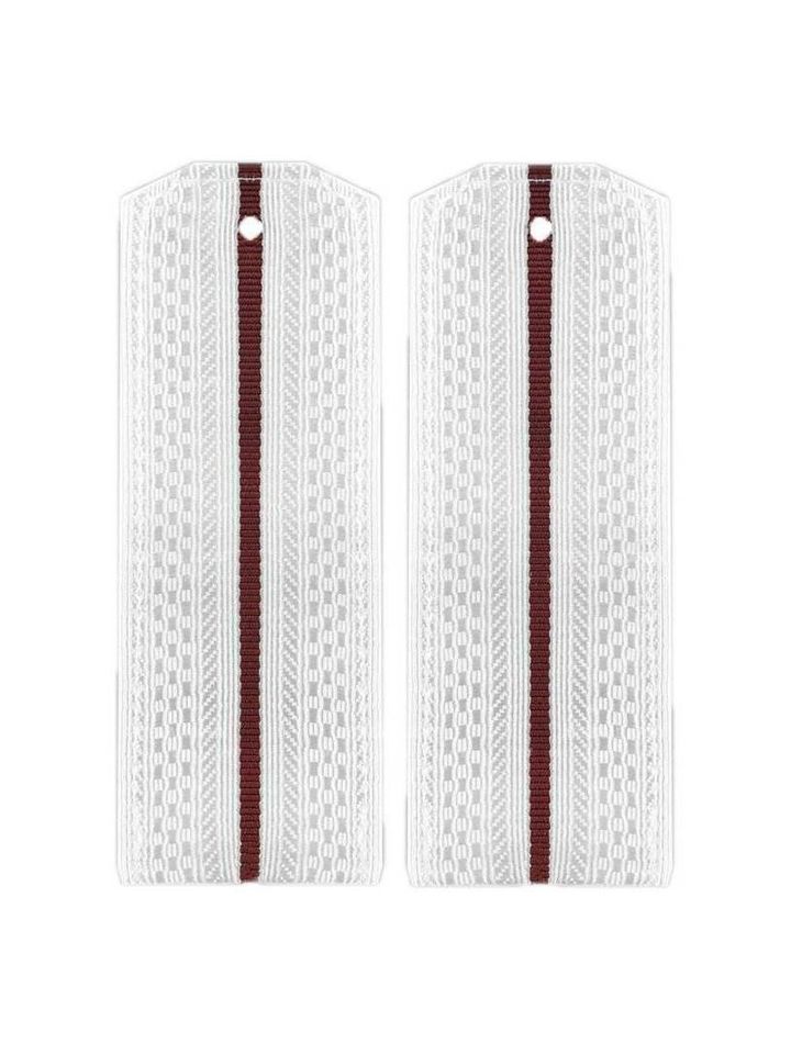 Погоны Росгвардии белые 1 просвет