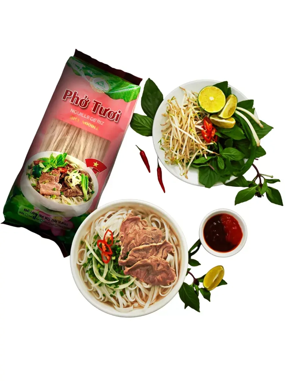 Рисовая лапша 250 г (5 мм) х 3 шт