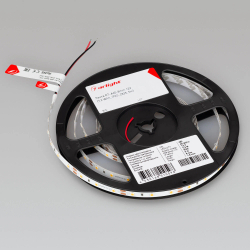 Светодиодная лента RT-A60-8mm 12V White6000 (7.2 W/m, IP20, 2835, 5m) (Arlight, Открытый) 015703(2)