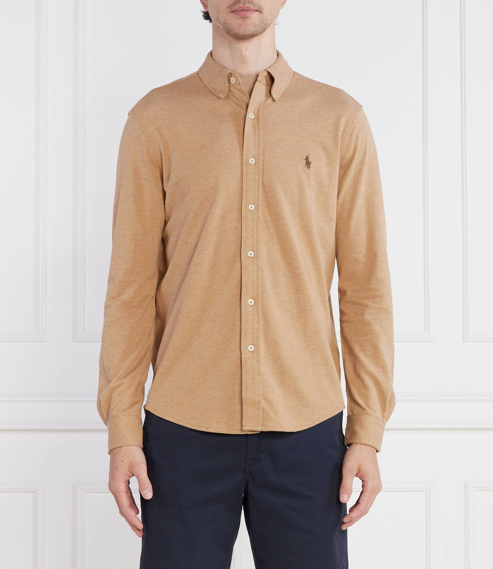 рубашка POLO RALPH LAUREN - светло-коричневый(710654408)
