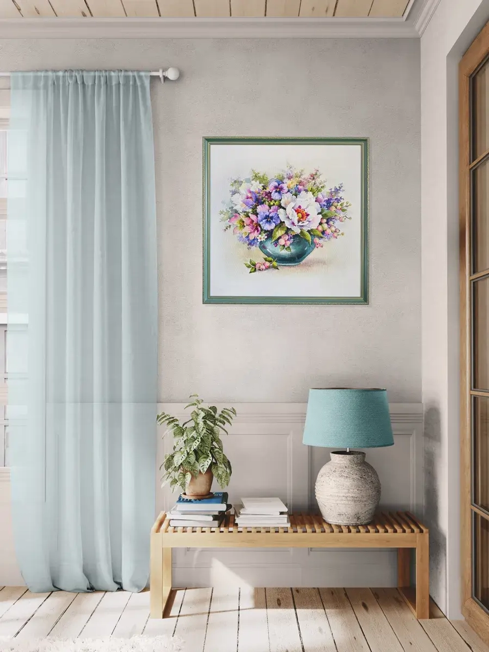 Картина на стену интерьерная на холсте 65*65 см