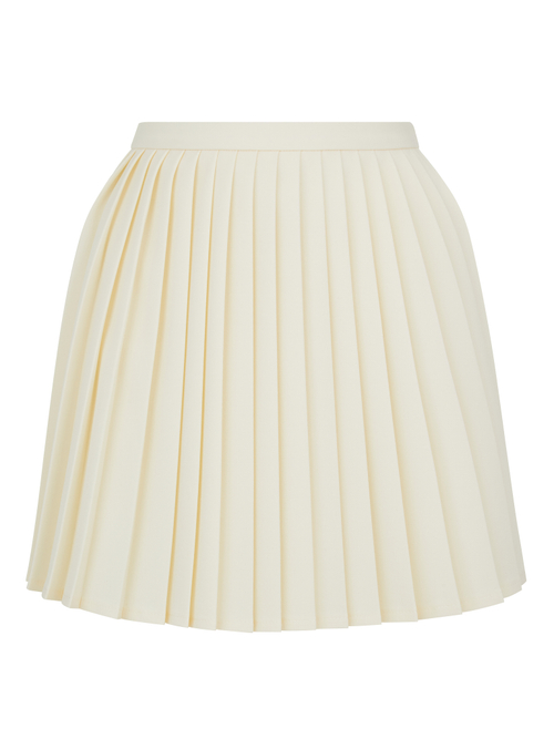 Юбка в складку lady di, ванильный