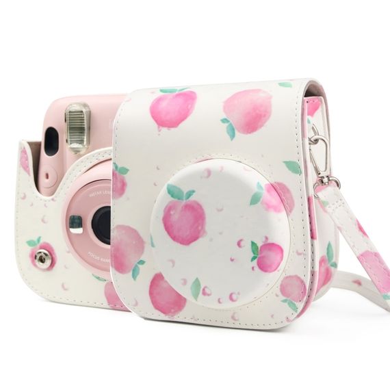 İnstax fotoaparat üzlüyü \ Instant Camera Case Mini 8, 9, 11  Peach
