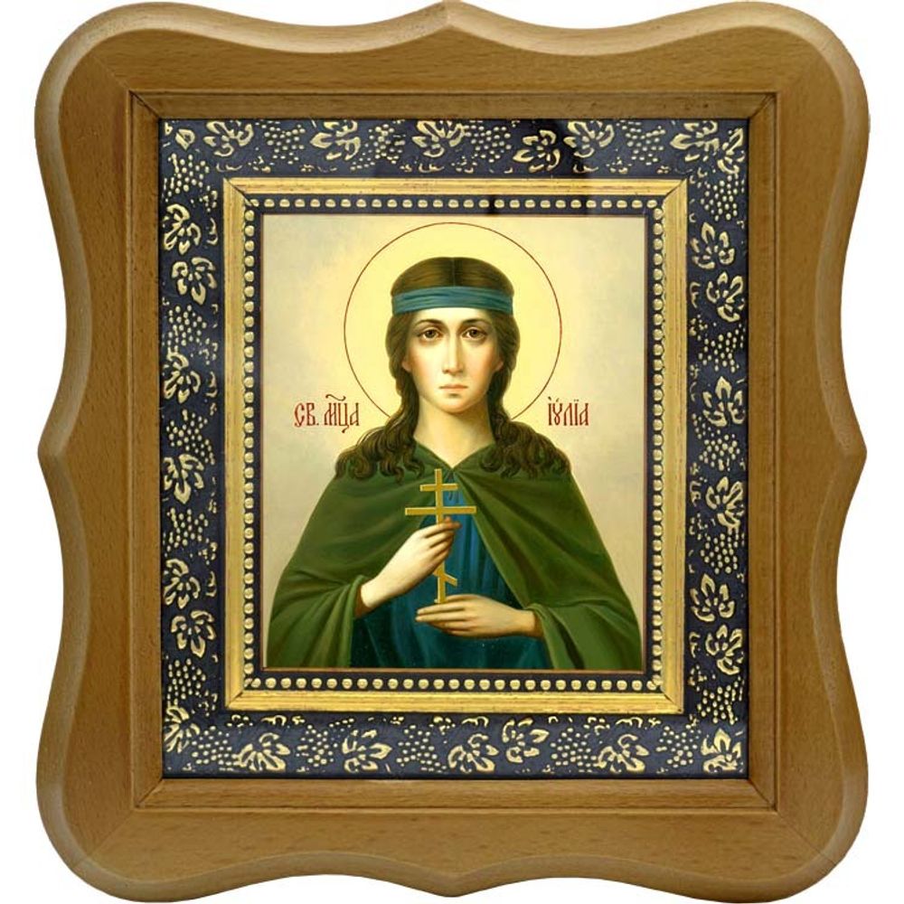 Иулия (Юлия) Карфагенская мученица. Икона на холсте.