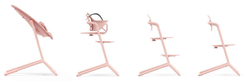 Стульчик для кормления Cybex Lemo 4 в 1 с мягкими чехлами Comfort Inlay Pearl Pink/Suede Grey