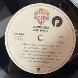 Винтажная виниловая пластинка LP Deep Purple Stormbringer (Japan 1979) (Obi) Lady Double Dealer