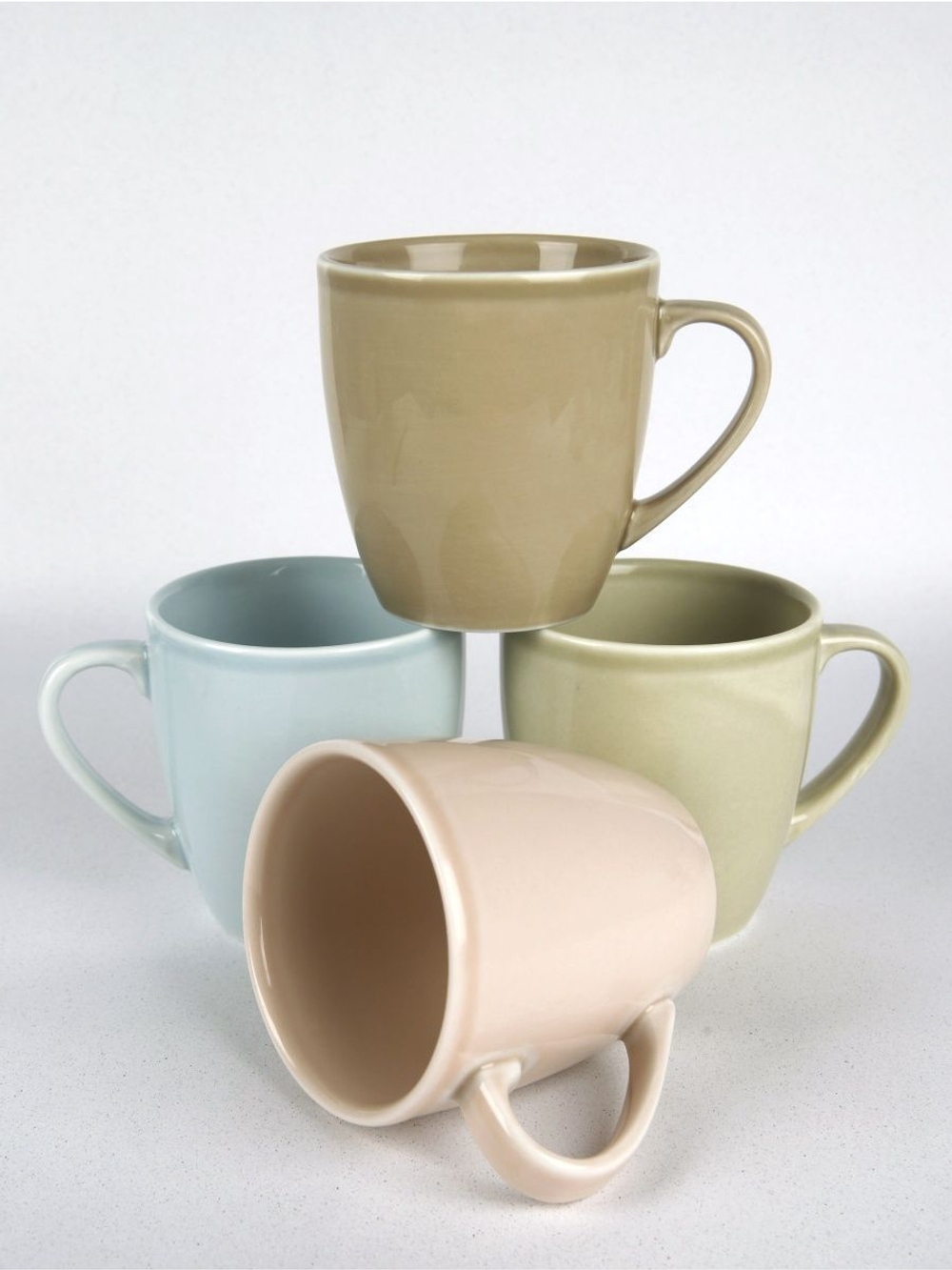 Кружки парные набор Башкирский фарфор, 270 мл, 2 шт, фарфор, цвет, для кофе и чая