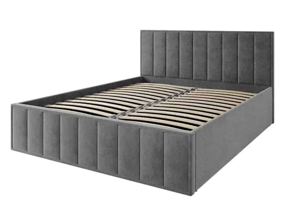 Кровать Лана (М) 1,6 (Графит Софт), ДСВ-Мебель, г. Пенза