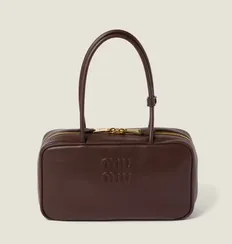 Сумка MIUMIU Beau Тёмно-коричневая