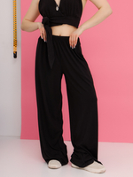 Брюки Вискоза, черные