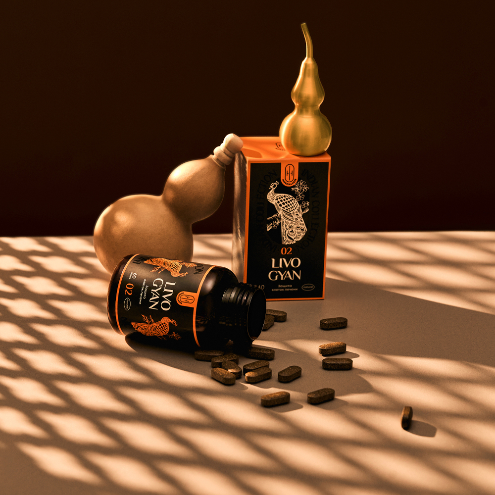 LIVO GYAN Аюрведический комплекс ЛИВО ГЯН Очищение печени 60шт