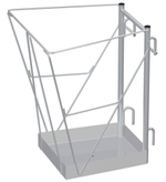 Площадка, навешиваемая на лестницы MEGAL ПЛА 1200-0,6*0,55