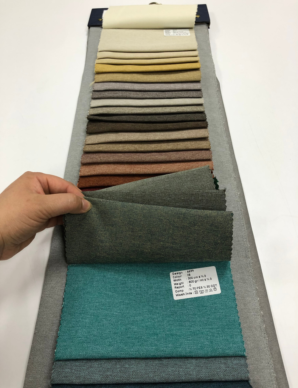 Портьерная ткань лен Megara арт. 6699