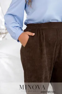 Брюки 2395-коричневый Minova