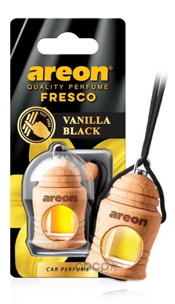Ароматизатор подвесной  FRESCO  Ванила Блэк (AREON)