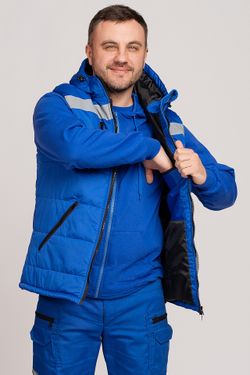 Жилет утепленный с капюшоном  мужской СП MedicLine