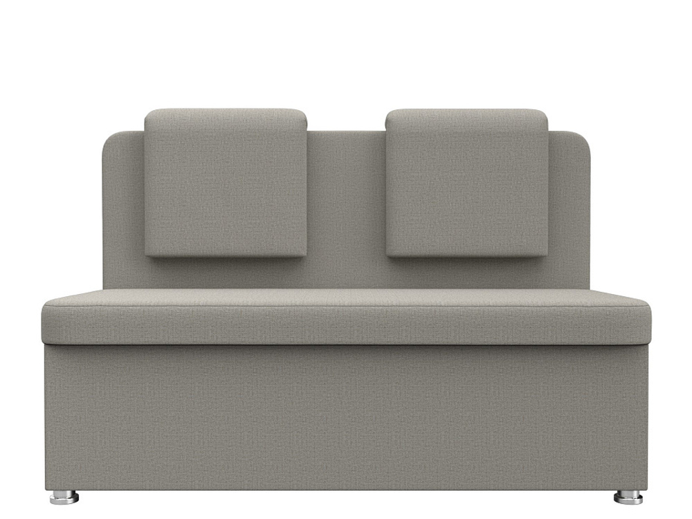 Диван кухонный прямой Маккон 2-х местный, Амур 02 бежевый, Рогожка, 125860