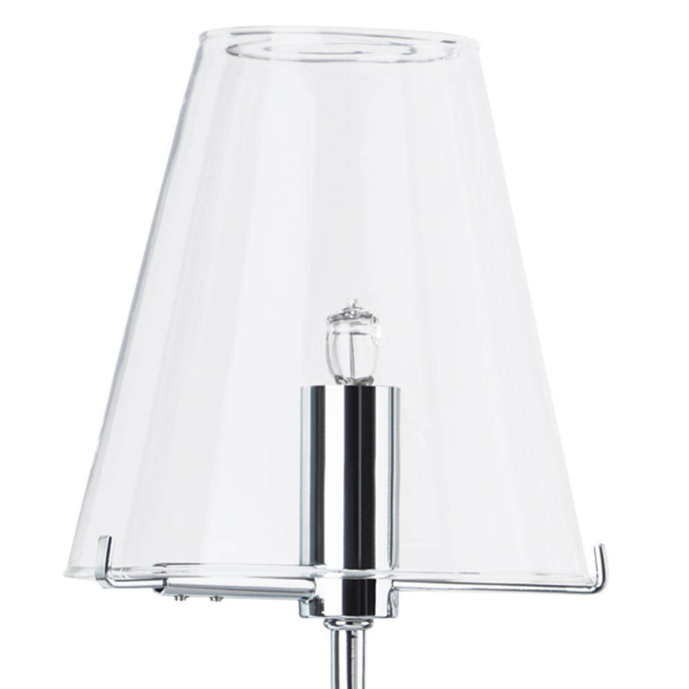 758624 Бра DIAFANO 2х40W G9 ХРОМ/ПРОЗРАЧНЫЙ