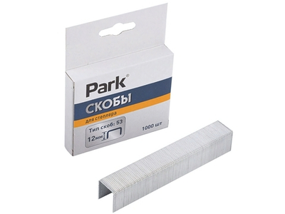 Скобы 12мм для степлера 1000шт Park 053