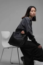 Сумка Kazyrnaya Тоут Stone черная