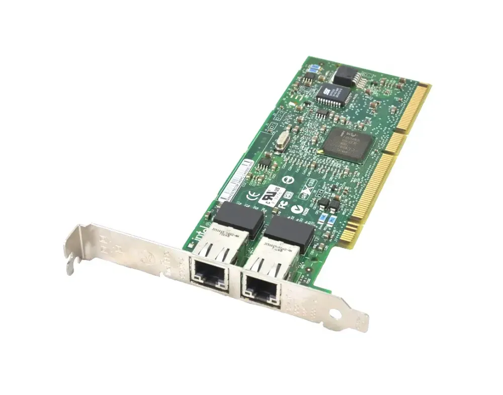 Сетевая карта Intel Pro/1000 PT Dual Port Server Adapter i82571EB 2x1Гбит/сек 2xRJ45 LP PCI-E4x 0X3959