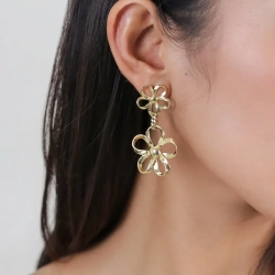 Серьги Moorea с цветами