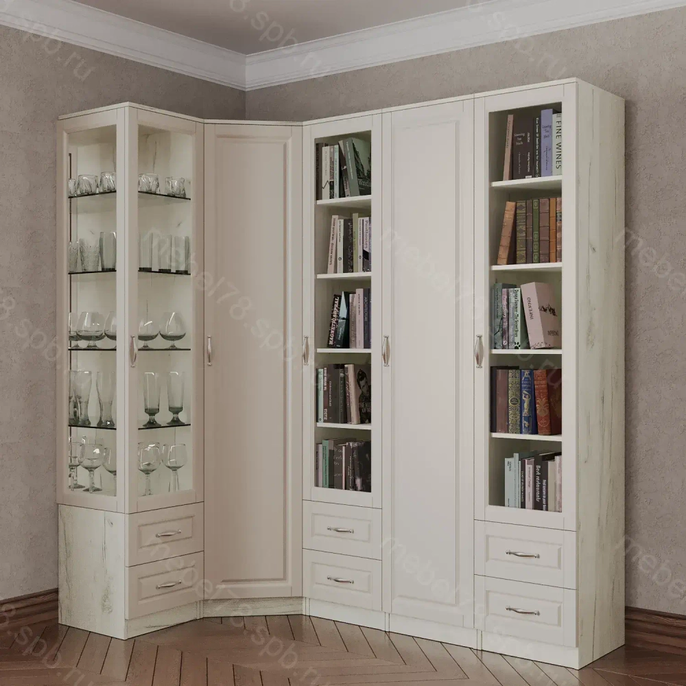 Шкаф угловой №16 (мадес)