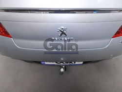 Фаркоп оцинкованный Galia P043A для Peugeot 508 седан 2011-(паспорт и сертификат в комплекте)(без электрики)