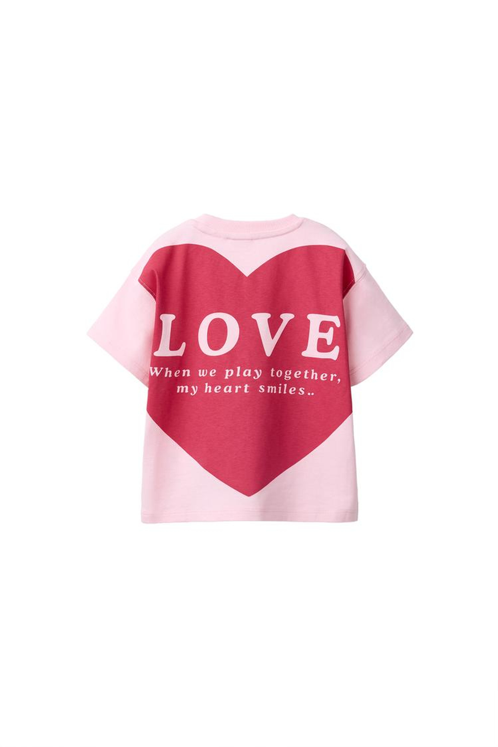 ZARA ФУТБОЛКА С ПРИНТОМ, БЛЕДНО-РОЗОВЫЙ