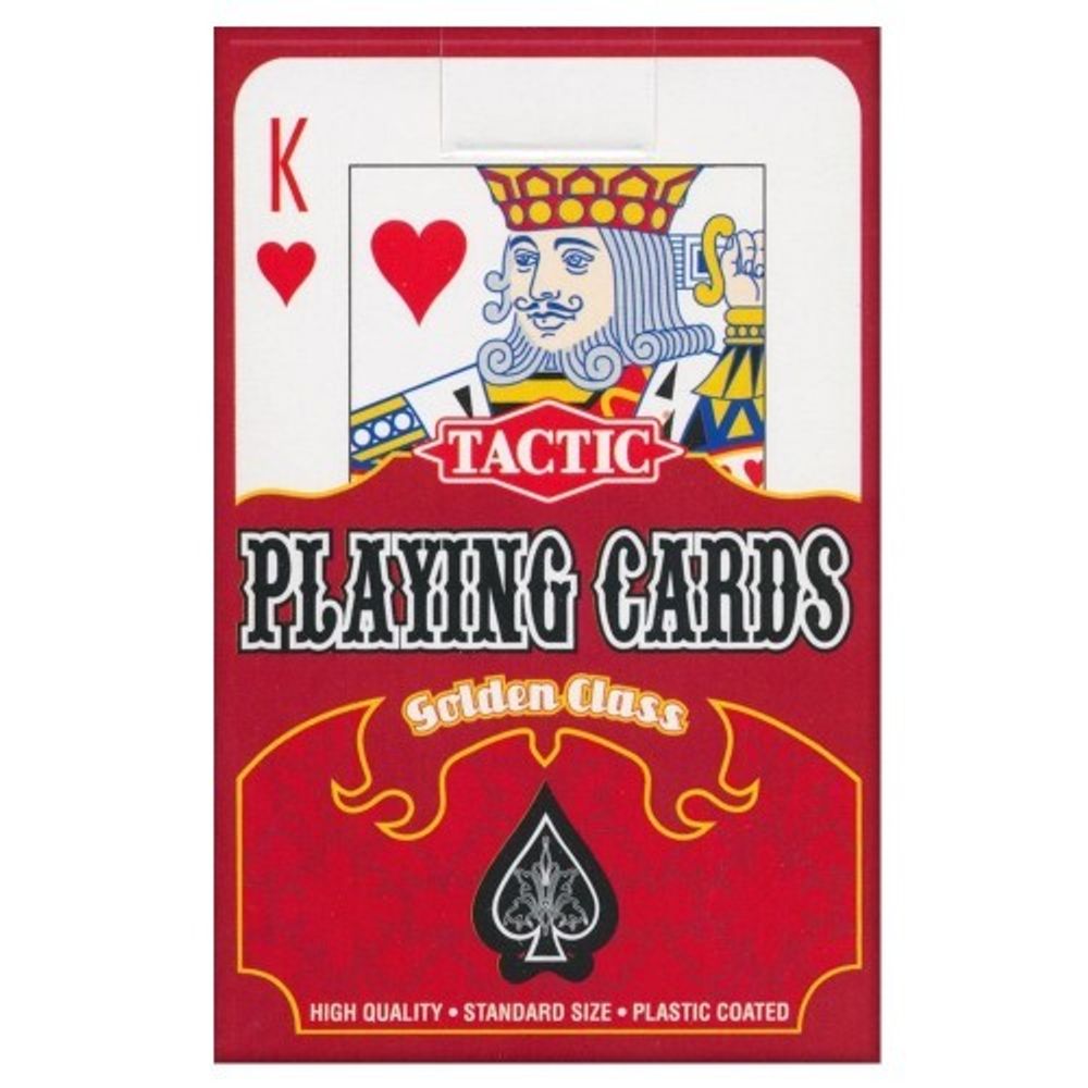 TACTIC. Карты игральные 54 шт. (Playing Cards) Красные